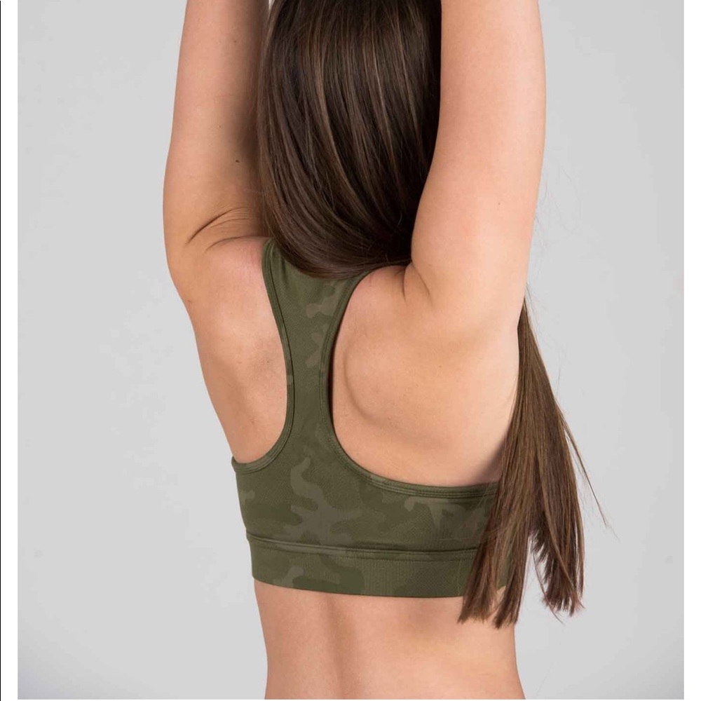 P’tula Ann Racerback Sports Bra - Mystique Green